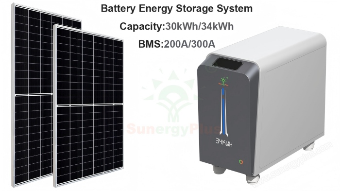 Battery Energy Storage System 30kWh 34kWh BMS 200A/300A